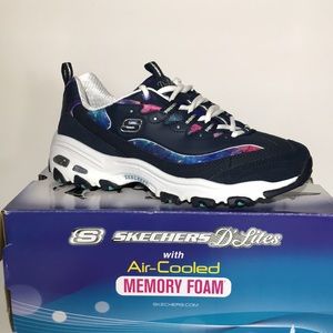 Skechers Galaxy Fantasy D'Lites Lace-Up Sneakers